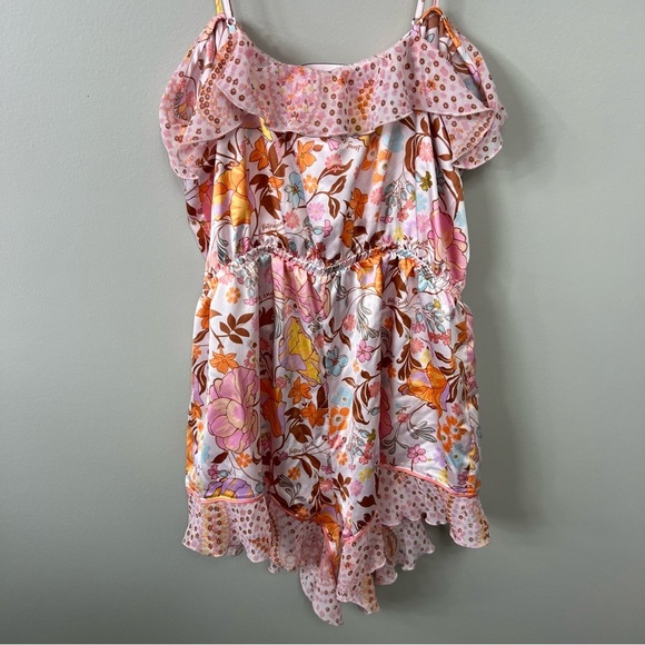 Victoria's Secret floral bodysuit with shorts Sz M 170/96A - Picture 4 of 7